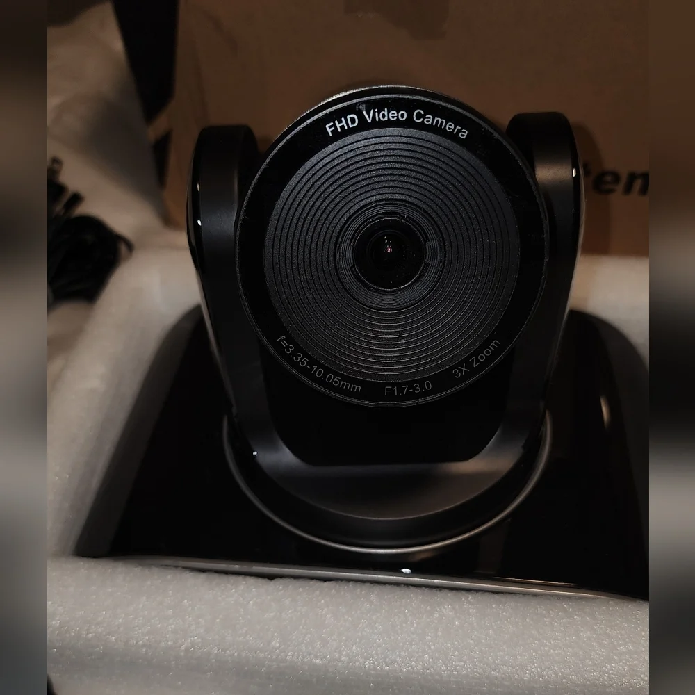 TONGVEO PTZ Conference Room Video Camera System HD 1080P 60fps 3X Optical Zoom